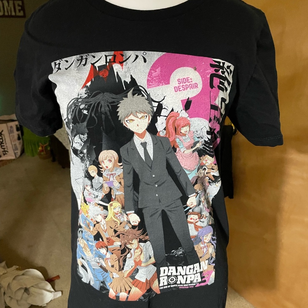 Danganronpa Black Graphic Kids T-Shirt